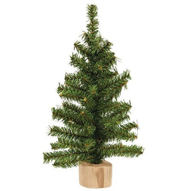 Mini Tree with Wood Base, 12